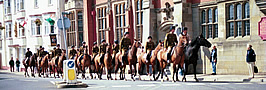 Kings Troop visit Bideford 2002