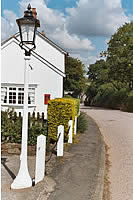 Going into Ford - The building on the left is the Old Post Office now a private residence 