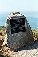 Memorial stone to those who died on the Glenart Castle Hospital Ship