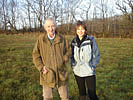 Sir Hugh Stucely and Dame Suzi Leather at Affeton Moor photo copyright DWT