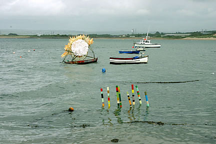 Floating Willow Sculptures and Floating Painting