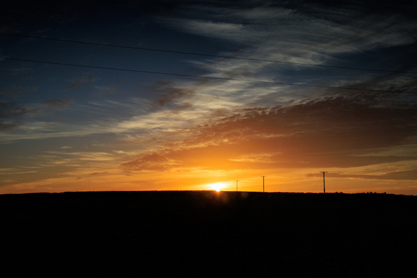 Autumn Skyline. Photo copyright Pat Adams North Devon Focus