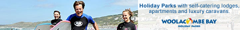 Clic here for for Holiday Parks and Caravan Holidays in Woolacombe