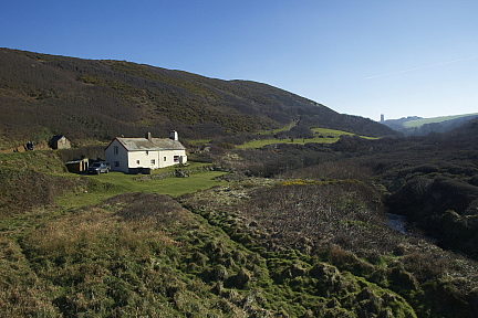 Blackpool Mill Cottage, location for BBC's The Night Manager in the Hartland Peninsula, North Devon. The 'Cornish' hideaway of Jonathan Pine (Tom Hiddlestone)