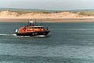 Appledore Lifeboat - cruising past the Braunton Burrows