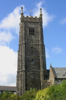 St. Mary's Church, Buckland Brewer  from Tower Hill photo copyright Pat Adams