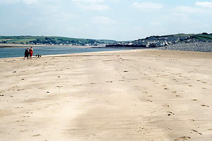 Strolling/Safely Home Appledore Lifeboat on the estuary - view from Northam across to Braunton Biosphere