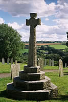 Alwington War Memorial overlooking the Yeo Valley photo copyright Pat Adams 