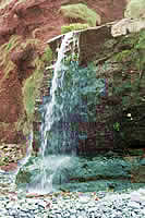 Journey's End - Peppercombe stream cascading down to the shore!