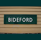 Bideford Station sign photo copyright Pat Adams