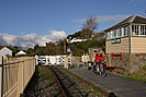 Tarka Trail cycling by Instow Signal Box photo copyright Pat Adams